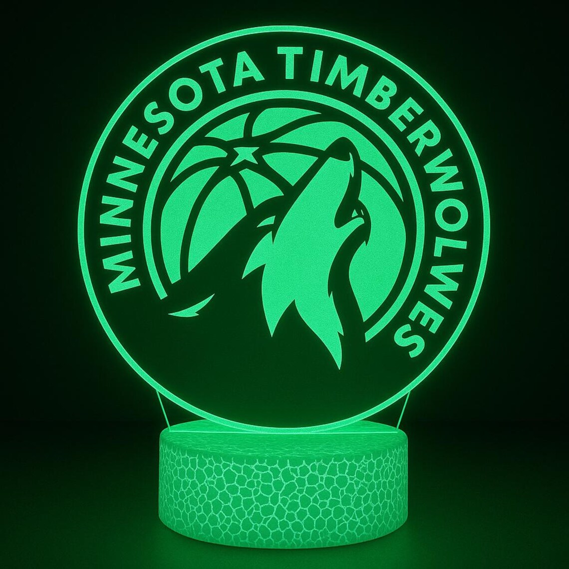 Minnesota Timberwolves LED Lamp