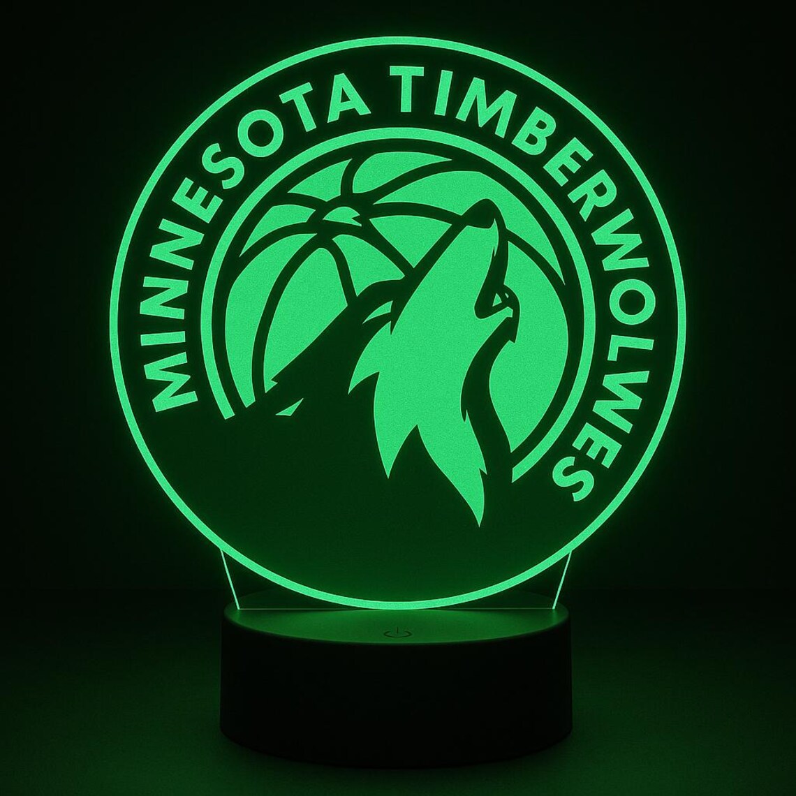 Minnesota Timberwolves LED Lamp