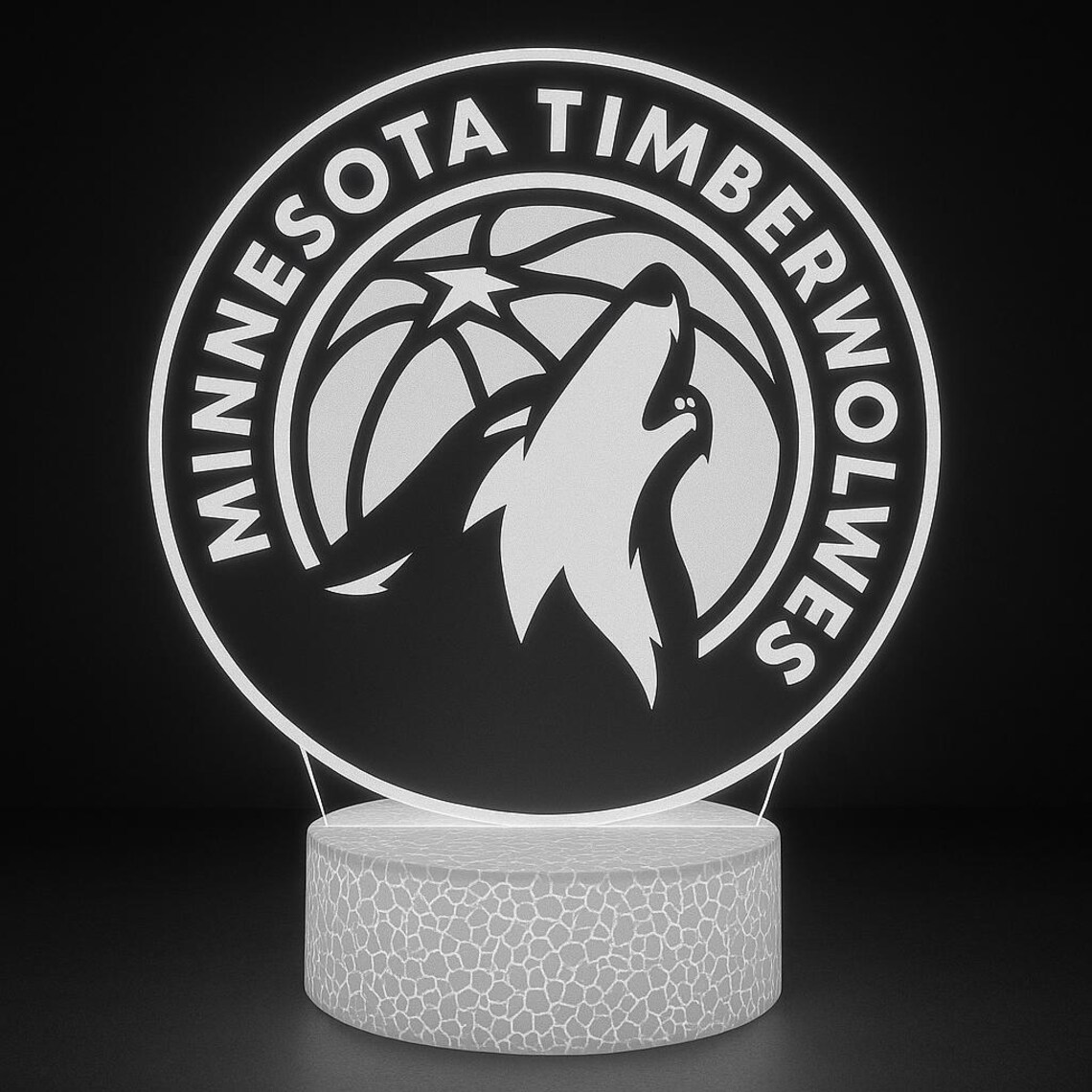 Minnesota Timberwolves LED Lamp