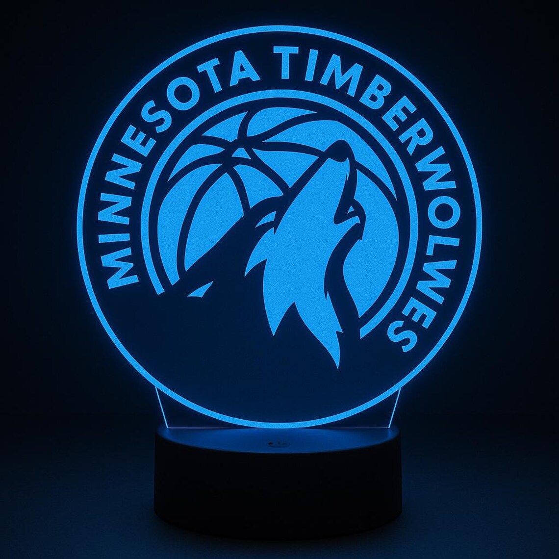 Minnesota Timberwolves LED Lamp