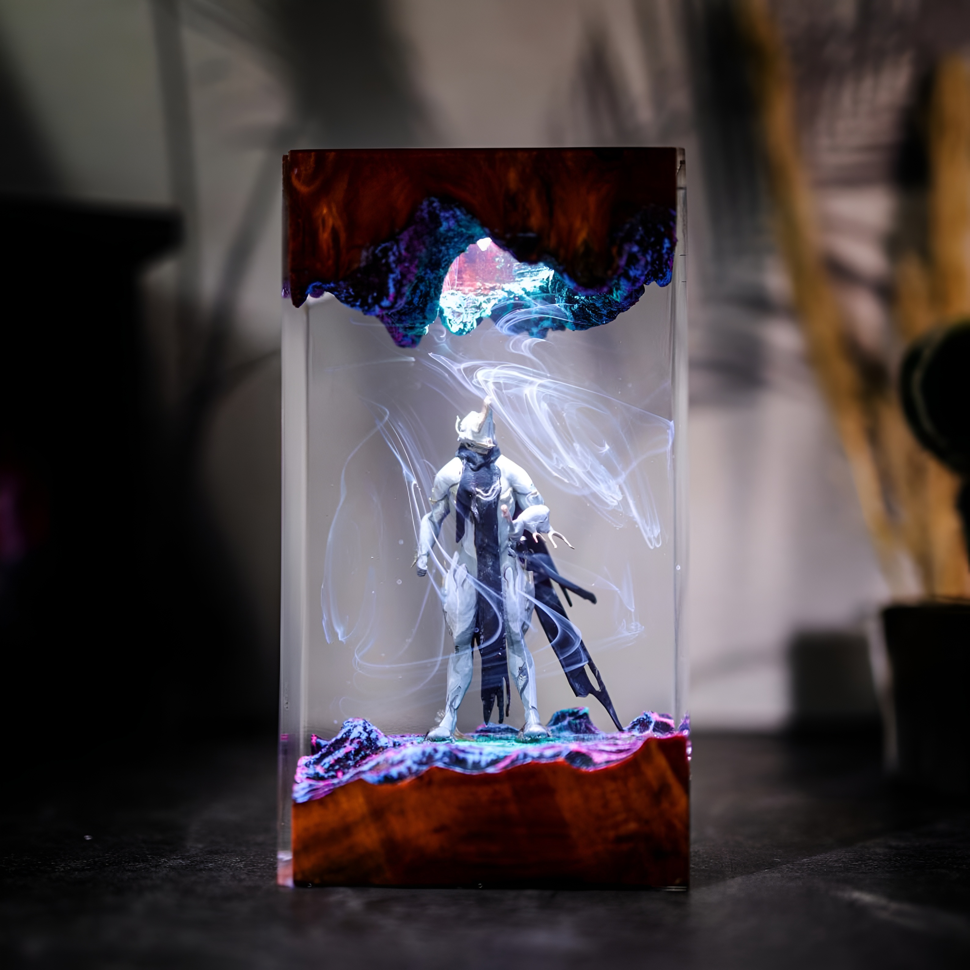 Sci Fi Robot Resin Night Light Lamp Decor