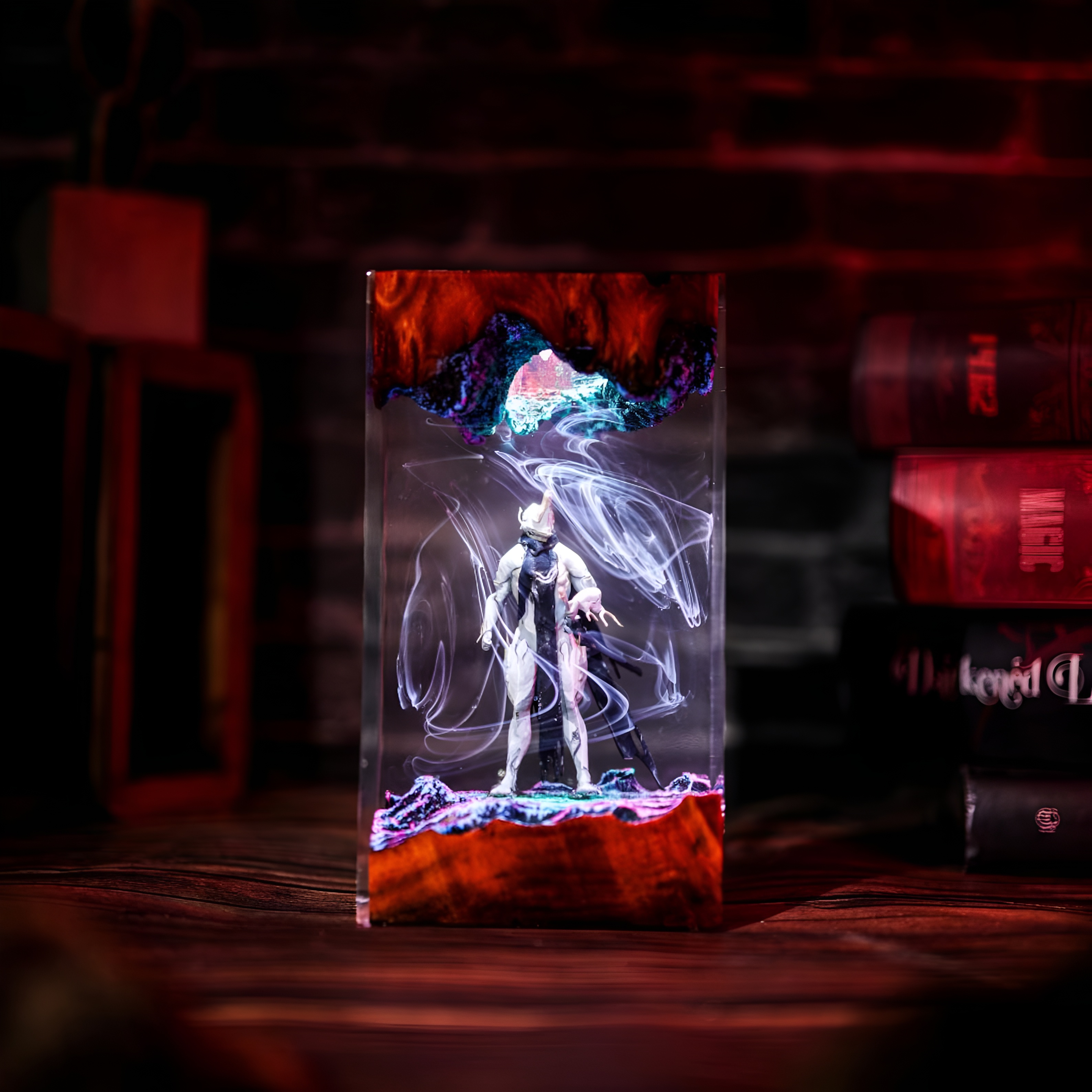 Sci Fi Robot Resin Night Light Lamp Decor