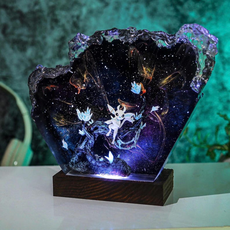 Ori And The Blind Forest Epoxy Resin Lamp