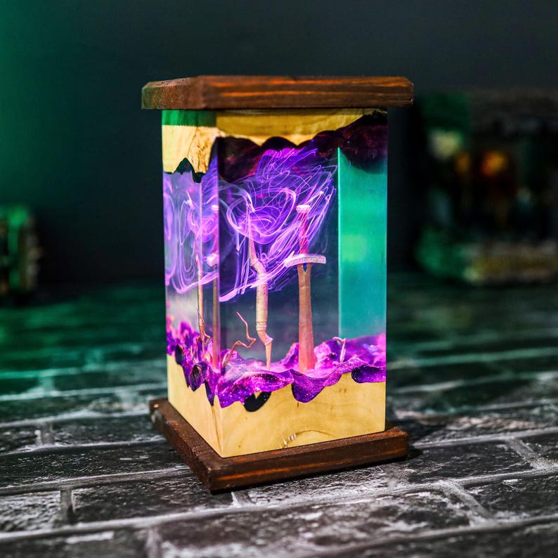 Percy Jackson Riptide Sword Epoxy Lamp