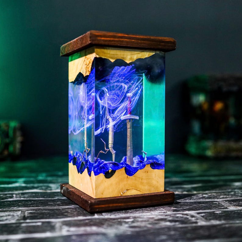 Percy Jackson Riptide Sword Epoxy Lamp