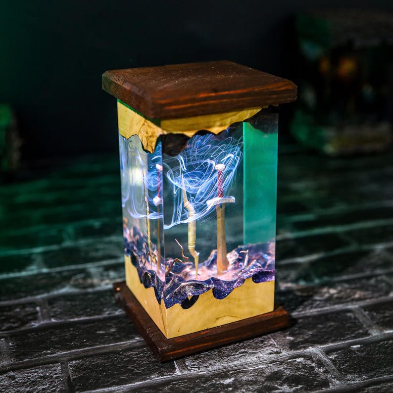 Percy Jackson Riptide Sword Epoxy Lamp