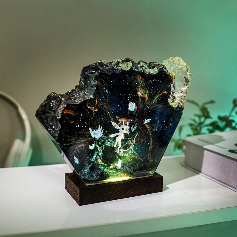 Ori And The Blind Forest Epoxy Resin Lamp