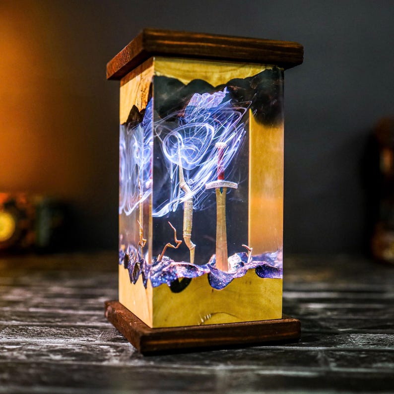 Percy Jackson Riptide Sword Epoxy Lamp