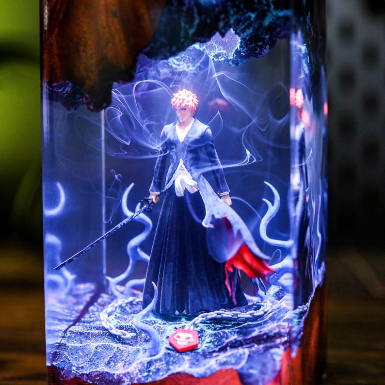 Ichigo Bleach Epoxy Lamp Anime Night Light