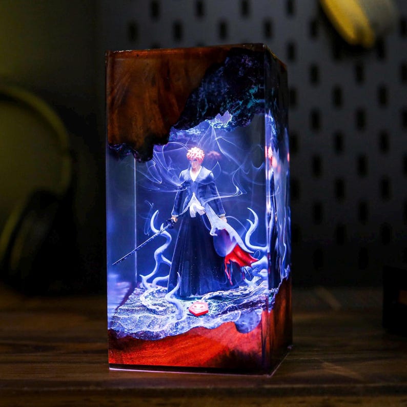 Ichigo Bleach Epoxy Lamp Anime Night Light