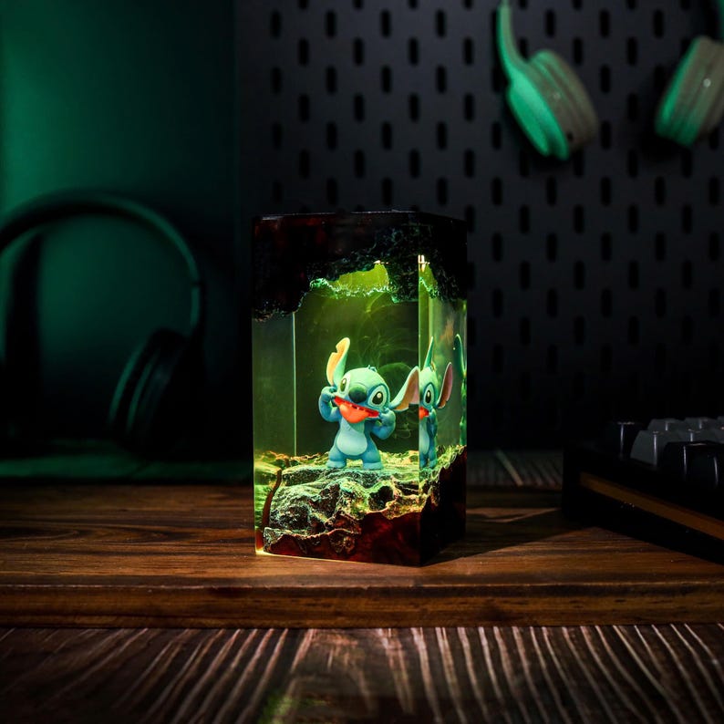 Stitch Resin Cartoon Lamp Custom Night Light