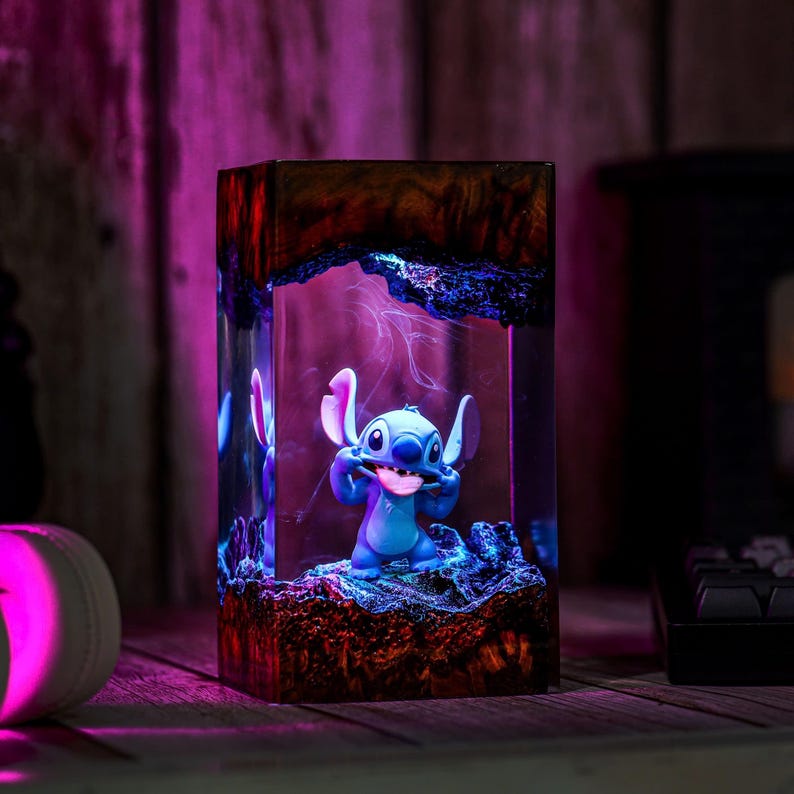 Stitch Resin Cartoon Lamp Custom Night Light