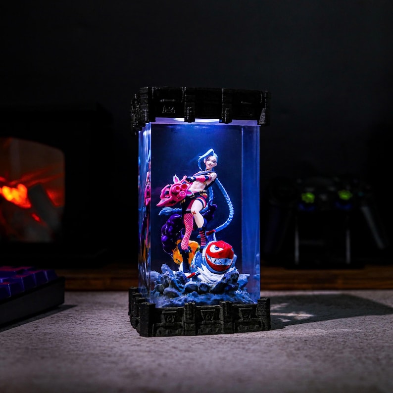 Jinx Arcane Epoxy Lamp LED Night Light Decor