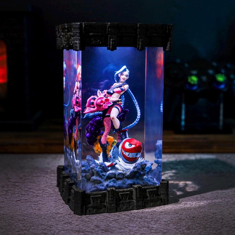 Jinx Arcane Epoxy Lamp LED Night Light Decor
