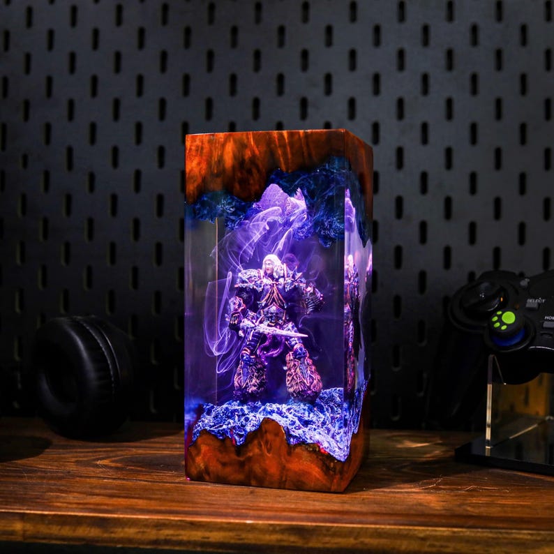 Arthas Menethil Resin Lich King Night Lamp