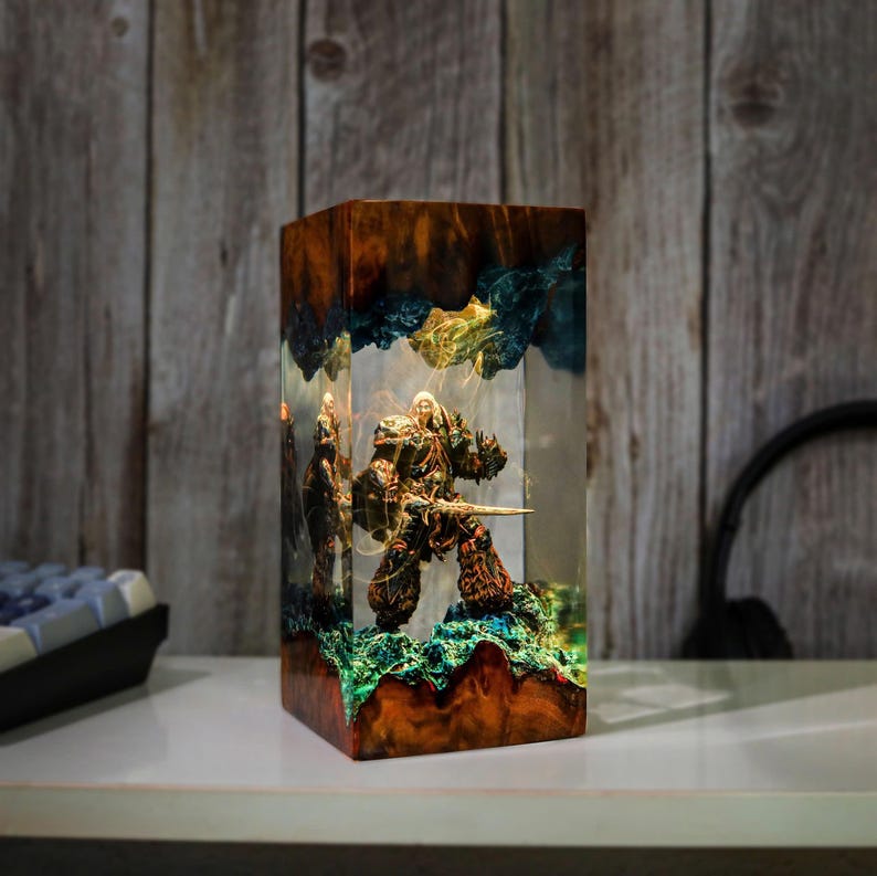 Arthas Menethil Resin Lich King Night Lamp