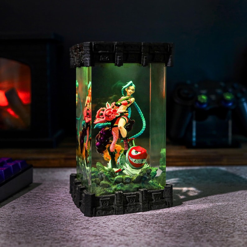 Jinx Arcane Epoxy Lamp LED Night Light Decor
