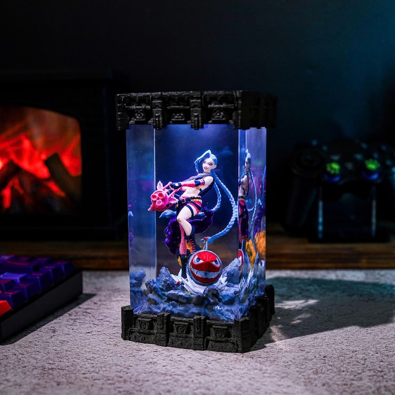 Jinx Arcane Epoxy Lamp LED Night Light Decor