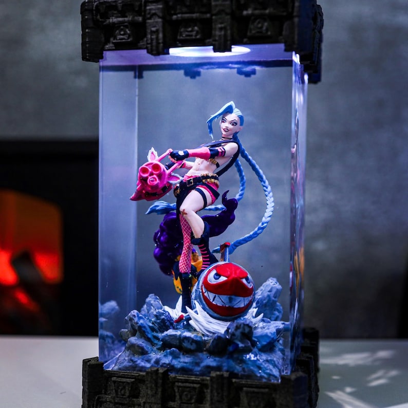 Jinx Arcane Epoxy Lamp LED Night Light Decor
