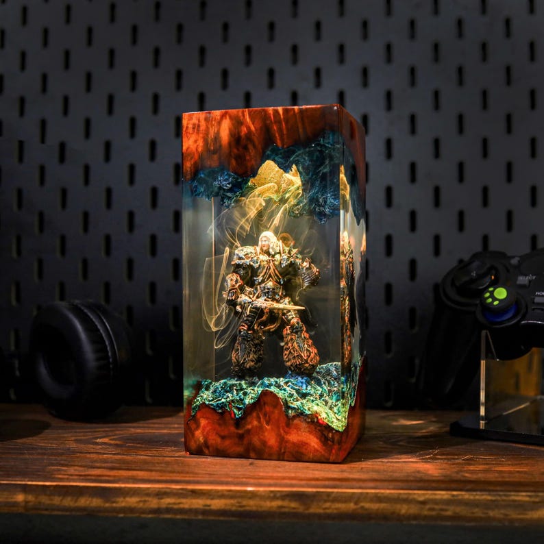 Arthas Menethil Resin Lich King Night Lamp