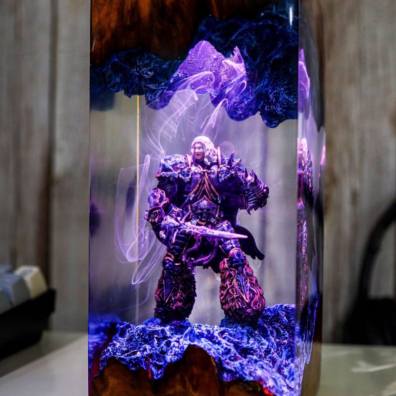 Arthas Menethil Resin Lich King Night Lamp