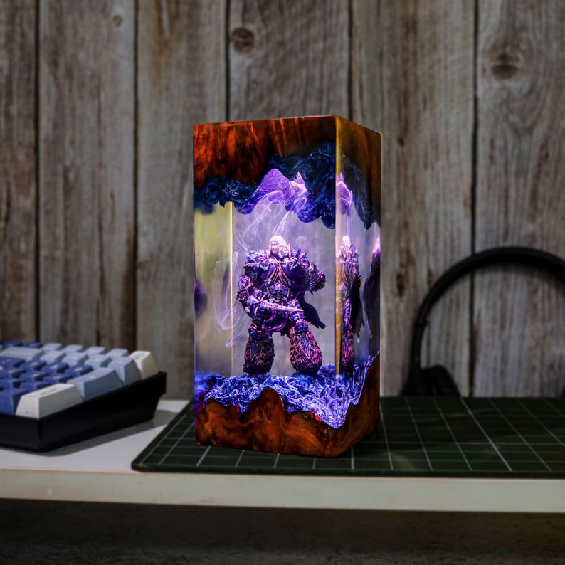 Arthas Menethil Resin Lich King Night Lamp