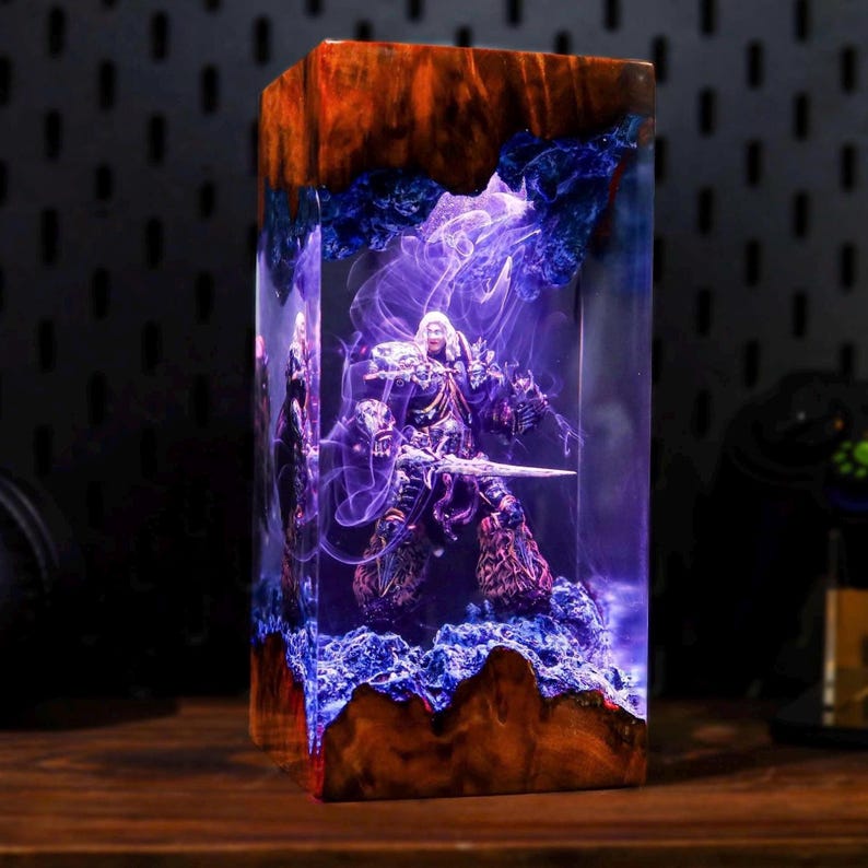 Arthas Menethil Resin Lich King Night Lamp
