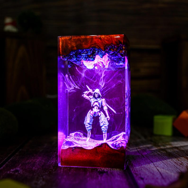 Ash Apex Legends Resin Art Gamer Lamp