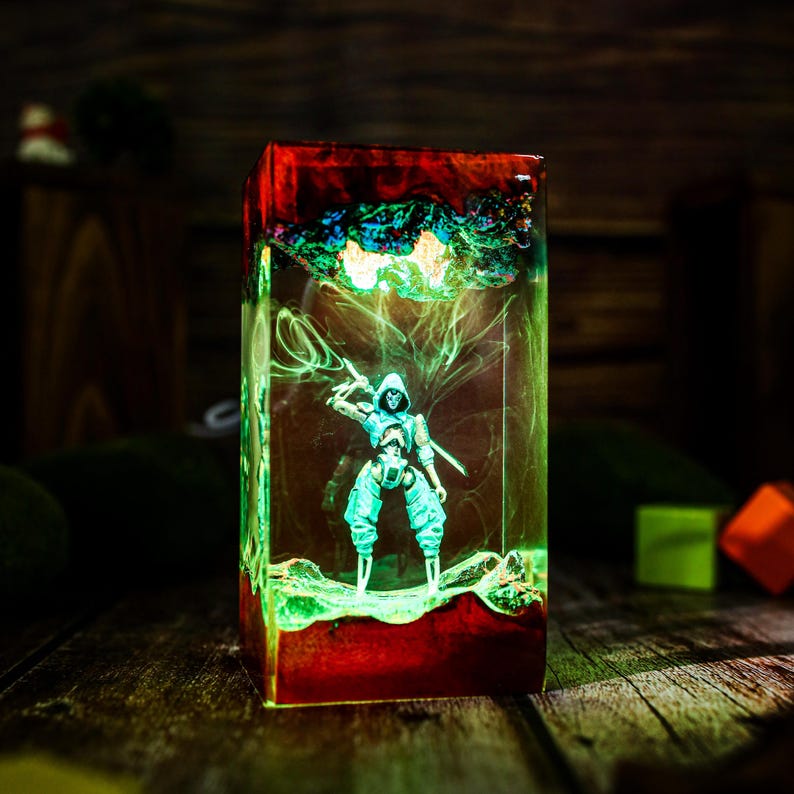 Ash Apex Legends Resin Art Gamer Lamp