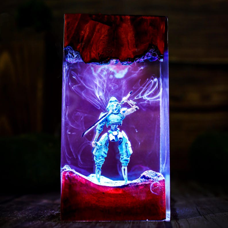 Ash Apex Legends Resin Art Gamer Lamp