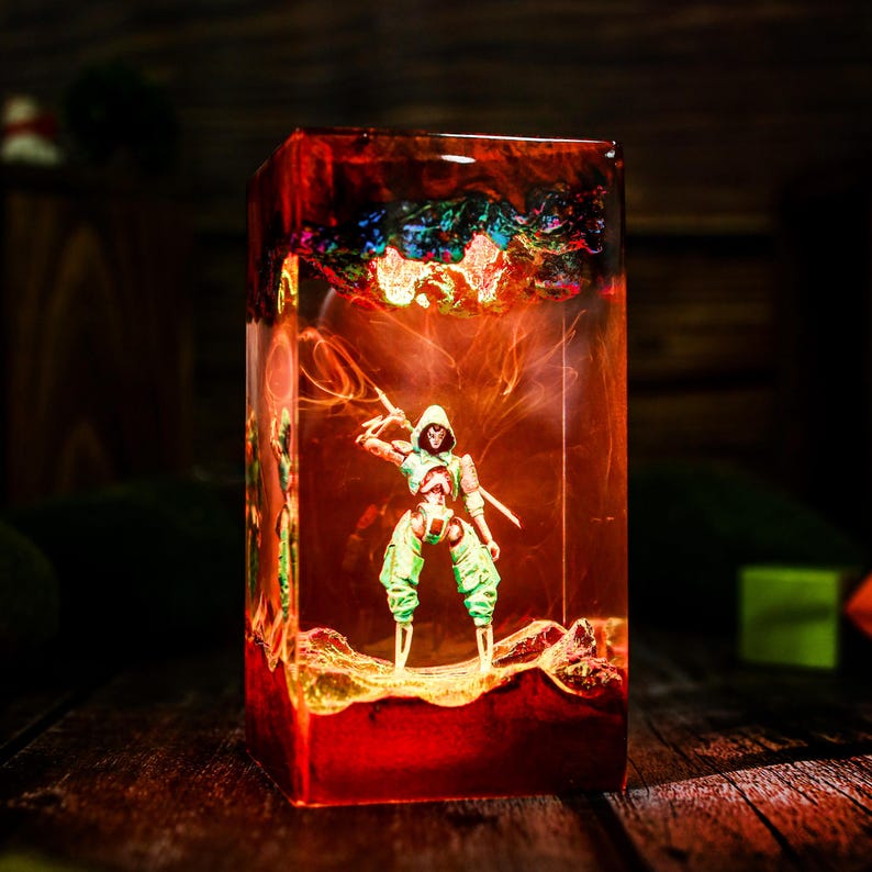 Ash Apex Legends Resin Art Gamer Lamp