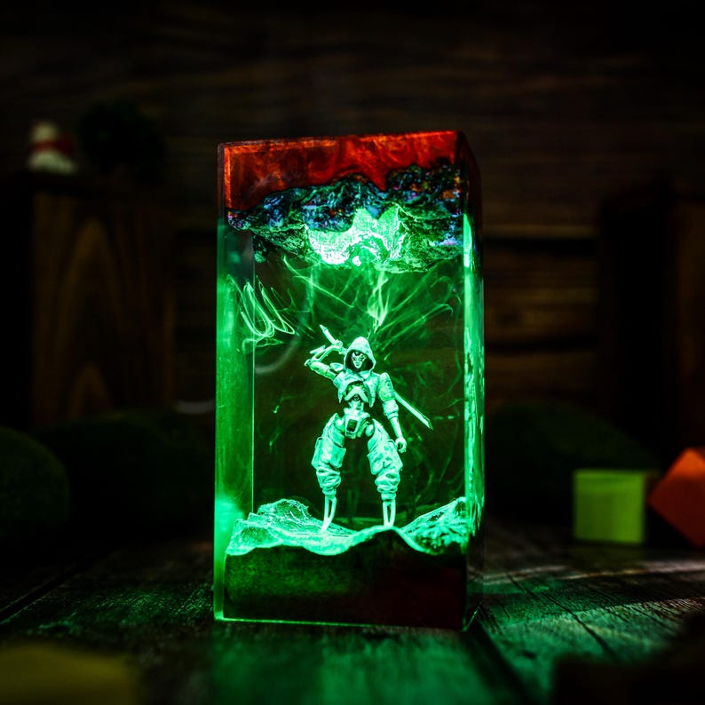 Ash Apex Legends Resin Art Gamer Lamp