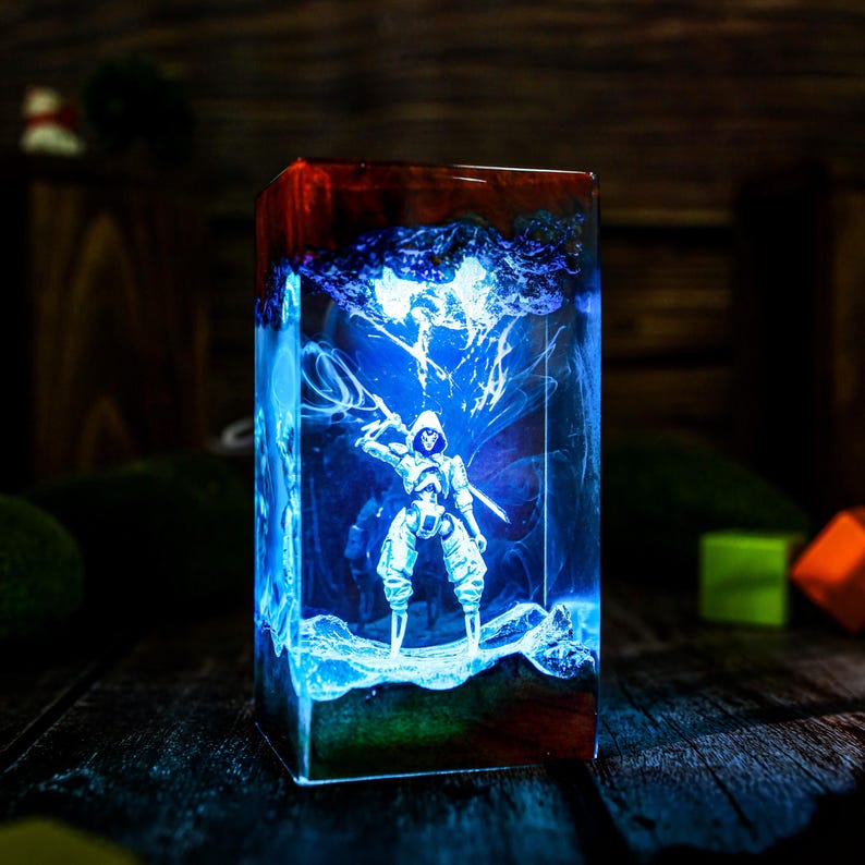 Ash Apex Legends Resin Art Gamer Lamp