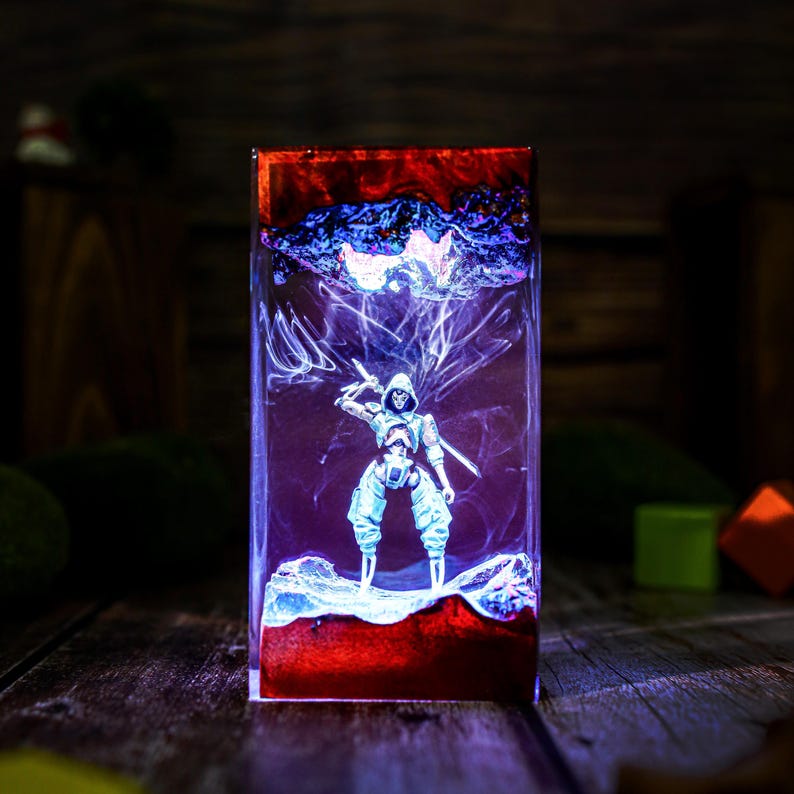 Ash Apex Legends Resin Art Gamer Lamp