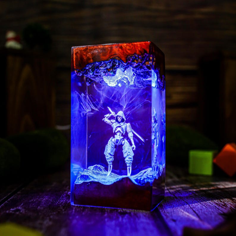 Ash Apex Legends Resin Art Gamer Lamp