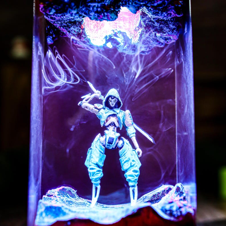 Ash Apex Legends Resin Art Gamer Lamp
