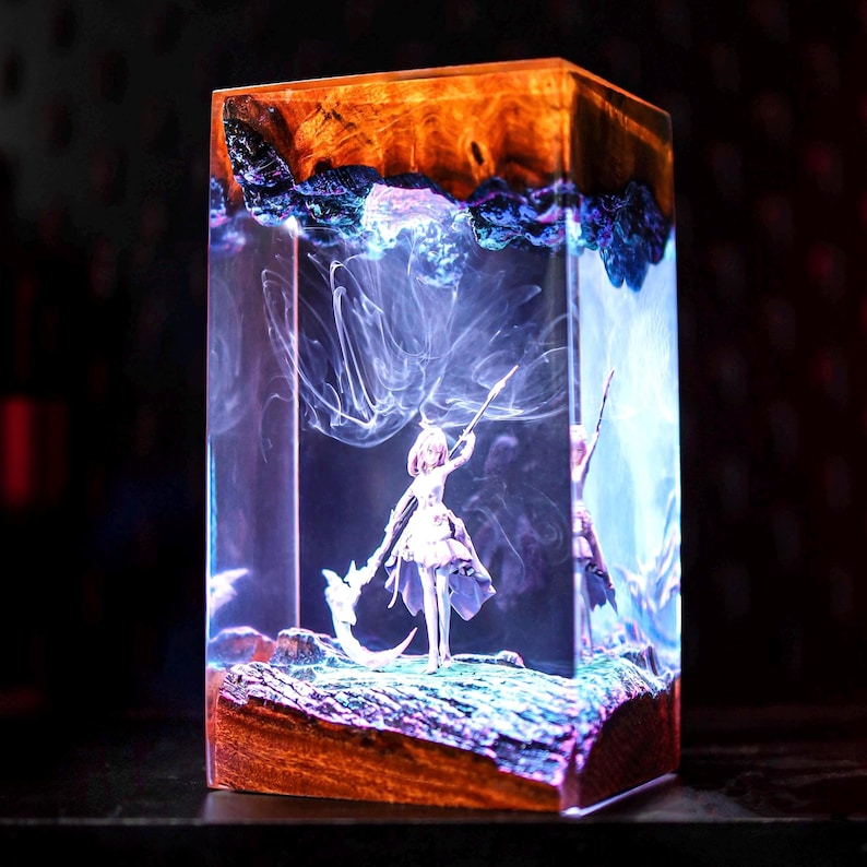 Castorice Honkai Star Rail Epoxy Resin Lamp
