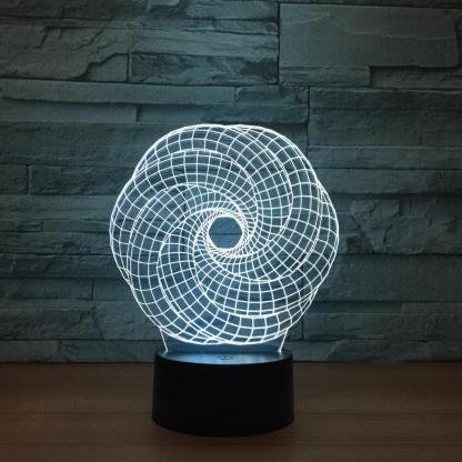 Abstract Screw LED Lamp-3D Optical Lamp