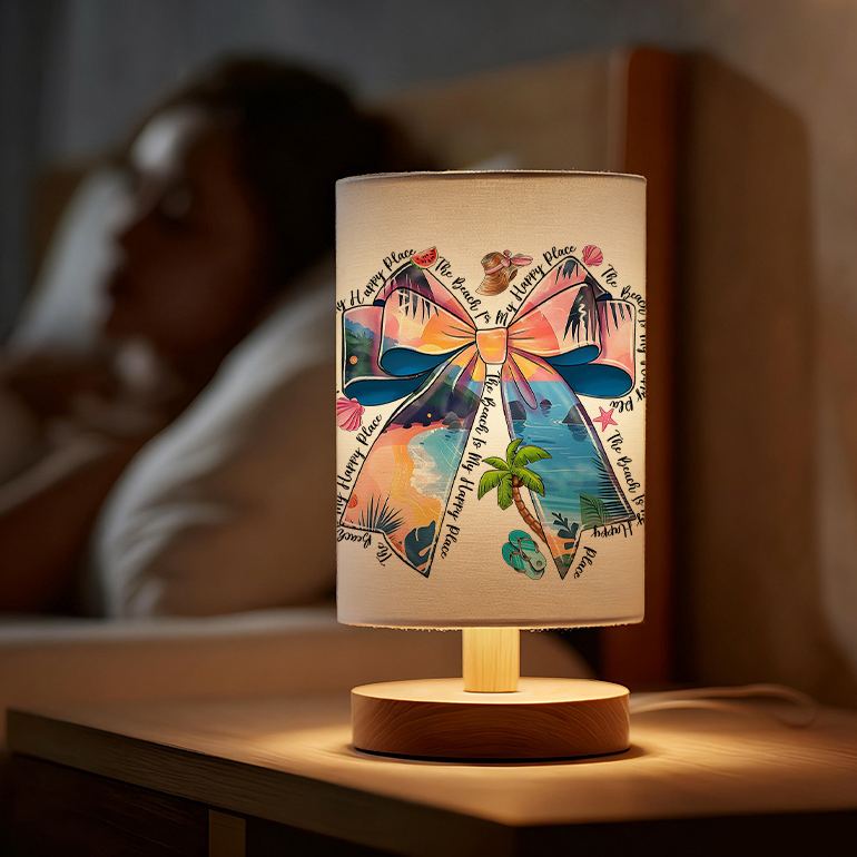 Modern USB powered Linen Lamp with Unique Design and Patterns