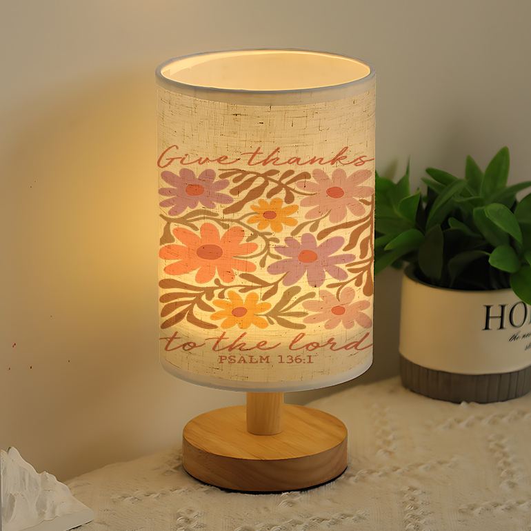 Modern USB powered Linen Lamp with a Unique Design