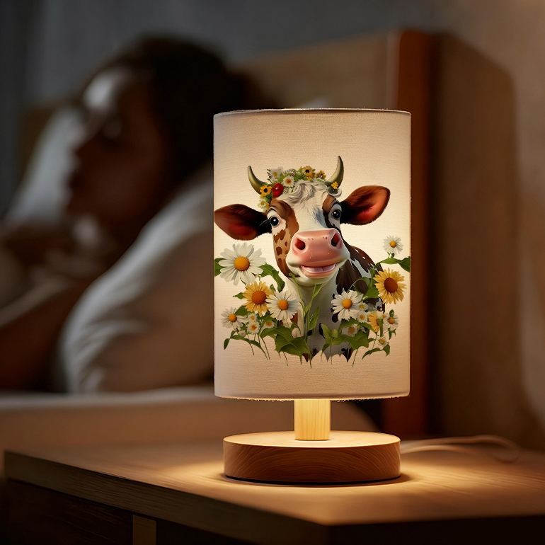 Modern USB Powered Table Lamp with Bulb