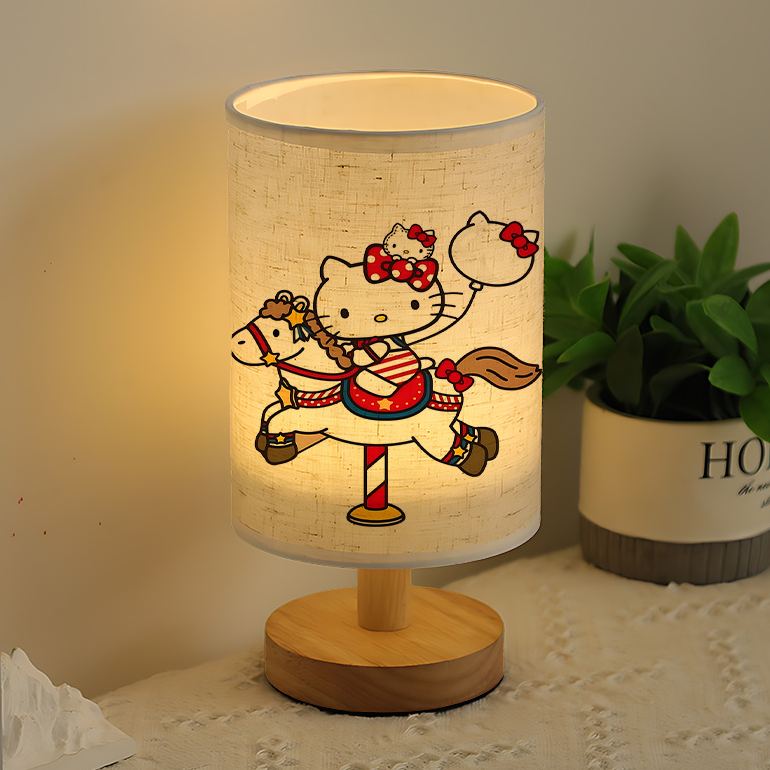 Modern USB powered linen lamp with a creative design