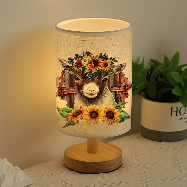 Modern USB Powered Goat Design Table Lamp with Bulb
