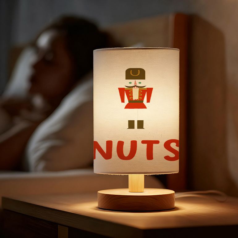 Modern USB-powered Linen Lamp with a Unique Design