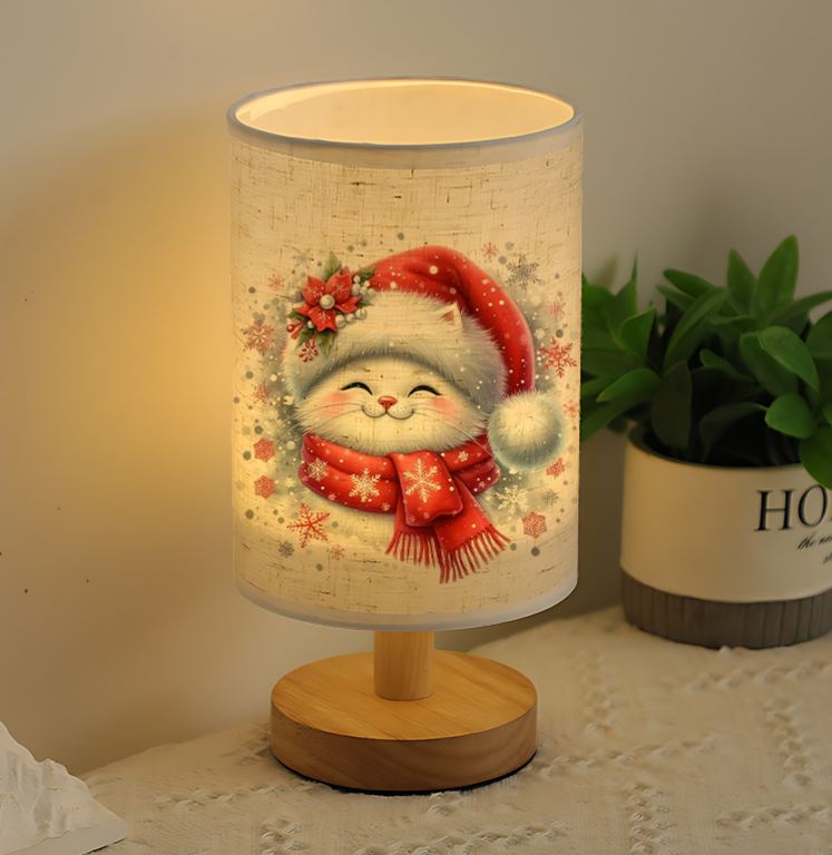 USB-Powered Linen Lamp No Battery Required