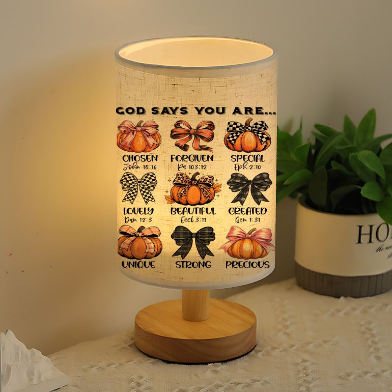 Modern USB-powered Linen Lamp Create Ambiance