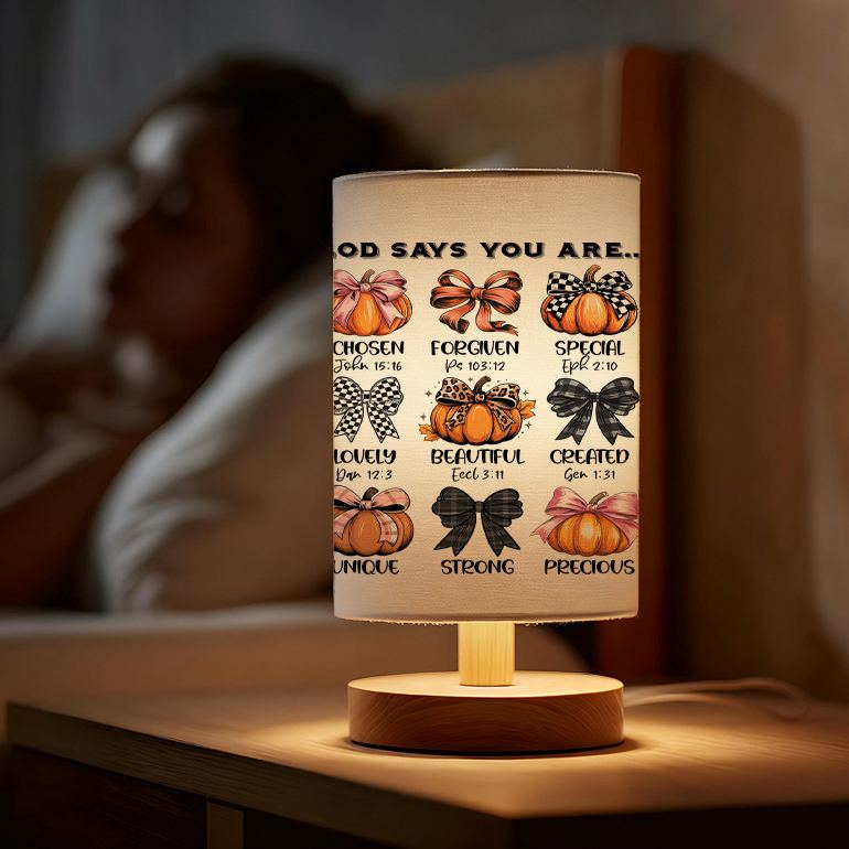 Modern USB-powered Linen Lamp Create Ambiance