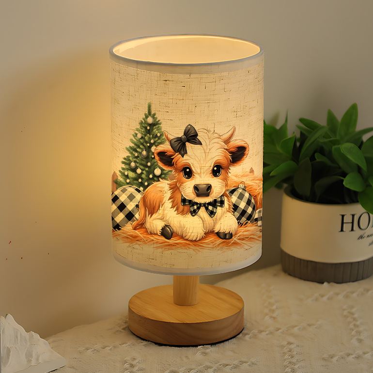 Modern USB-Powered Linen Lamp with Unique Design Ideal Gift for Family 