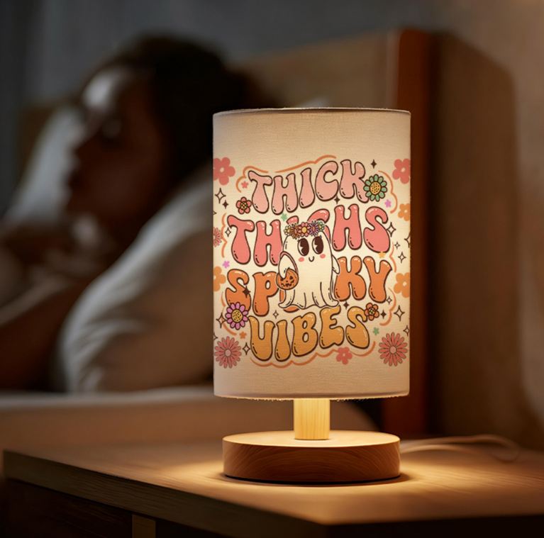 Decoration USB-powered Linen Table Lamp