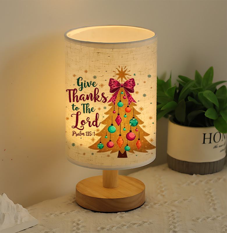 A Modern USB-powered Linen Lamp with a Unique Design and Exquisite Patterns